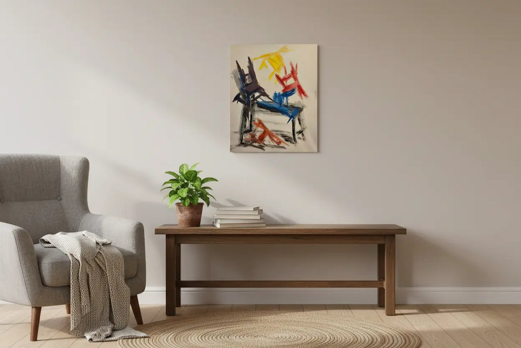 Tablou canvas pictat "Dans"