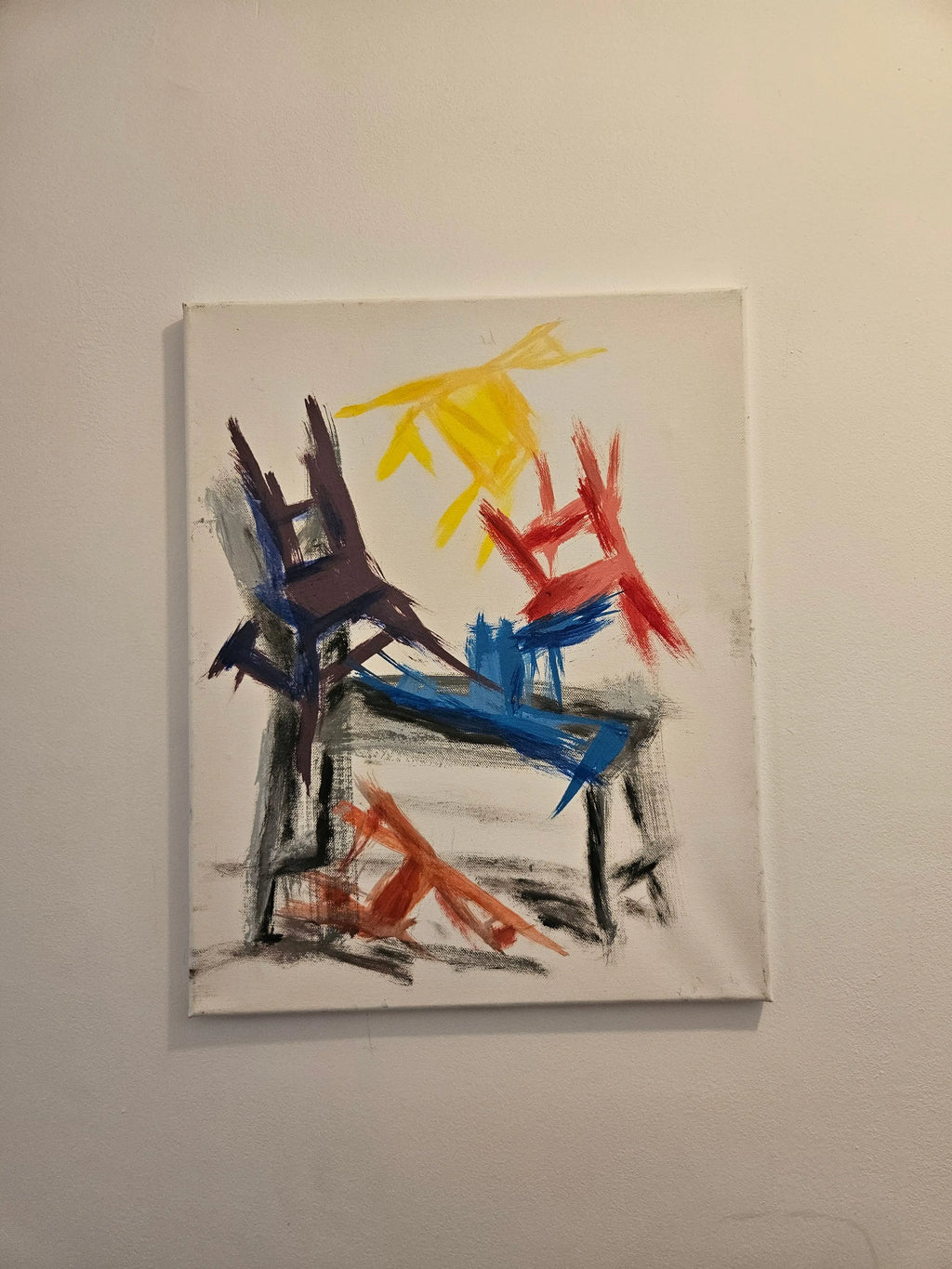 Tablou canvas pictat "Dans"