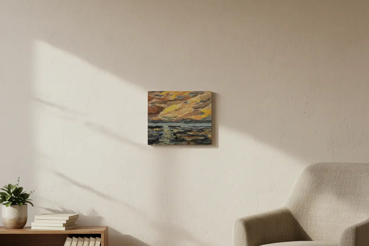 Tablou canvas pictat „Emoții”