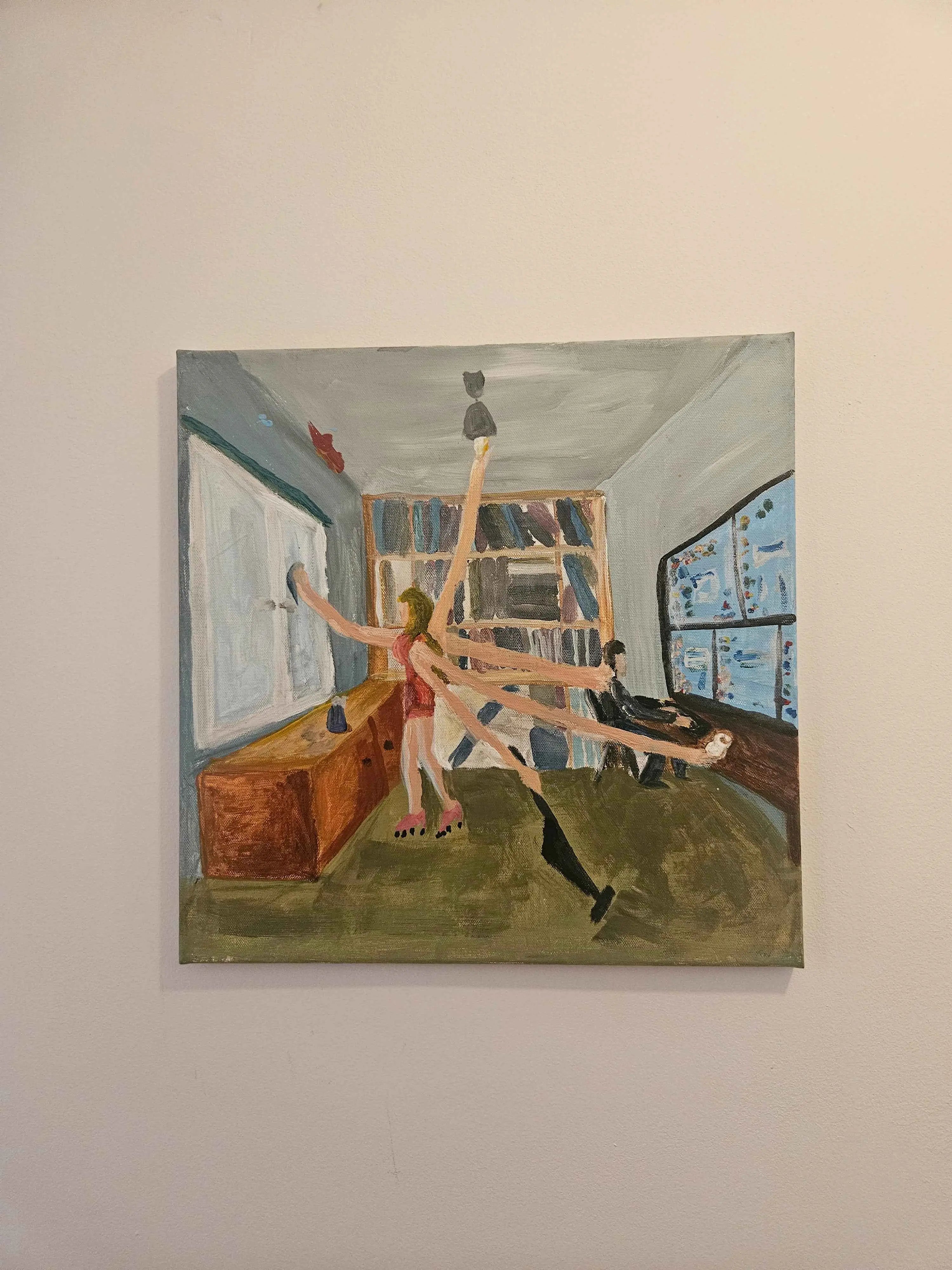 Tablou canvas pictat â€žFemeia idealÄƒâ€
