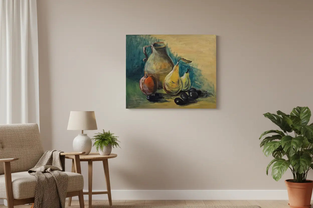 Tablou canvas pictat „Fructele toamnei”