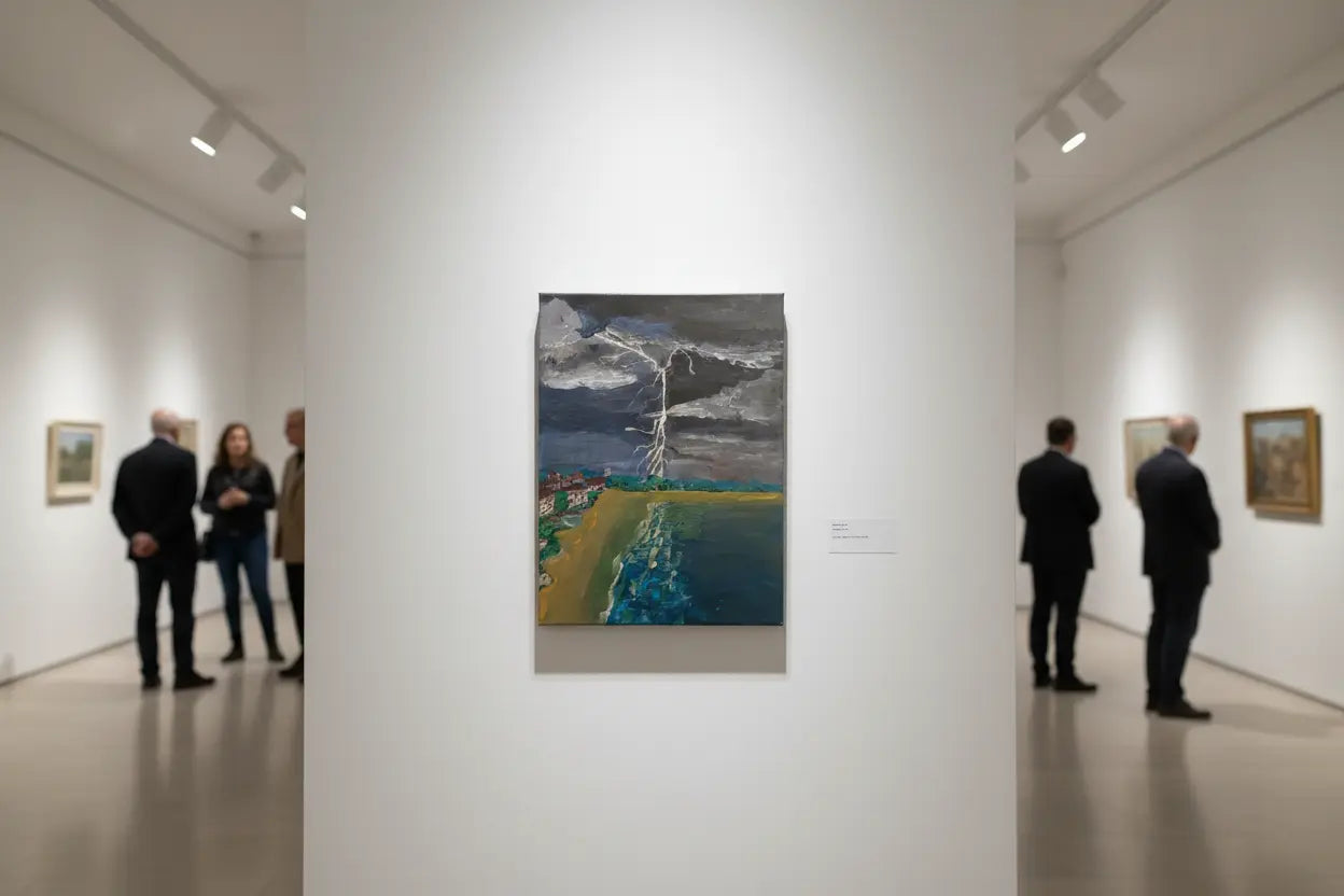 Tablou canvas pictat „Fulger”