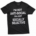 Tricou amuzant Socially Selective