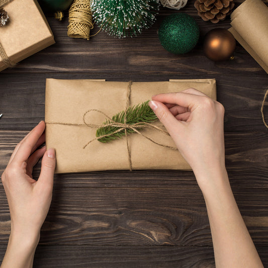 Hârtie împachetat cadouri la rolă 200x50 - Kraft