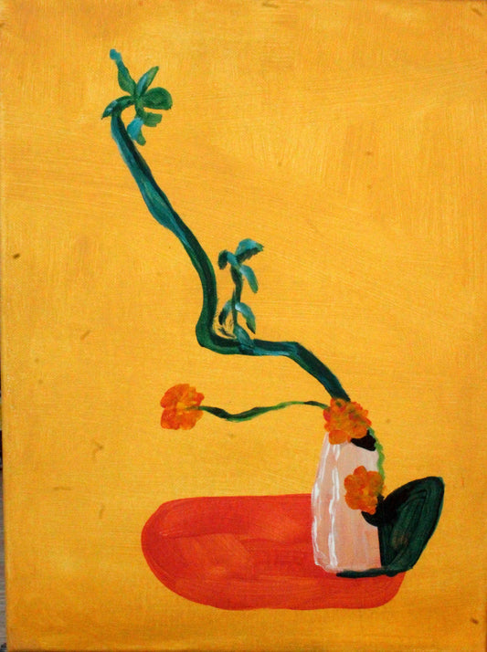 Tablou "Nagairei - Ikebana cu Flori de Cires"