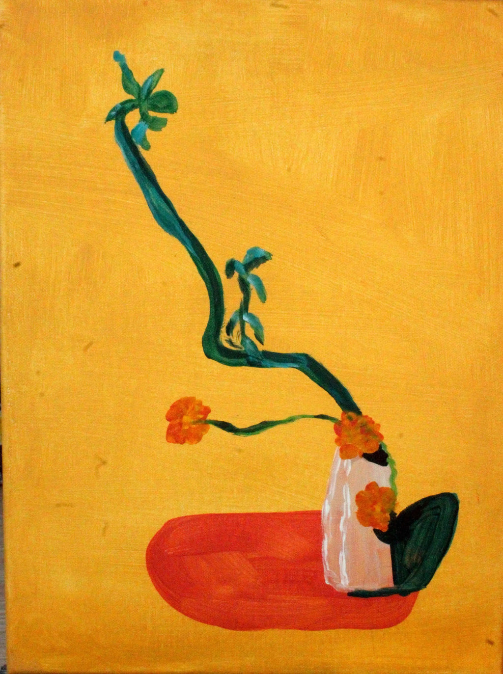 Tablou "Nagairei - Ikebana cu Flori de Cires"