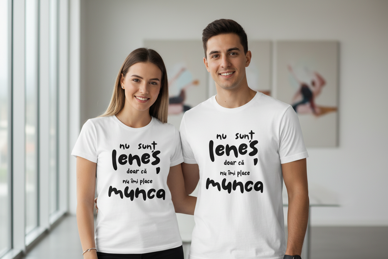Tricou Nu sunt leneÈ™
