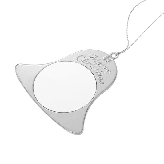 Ornament metalic de brad CLOPOȚEL - personalizabil