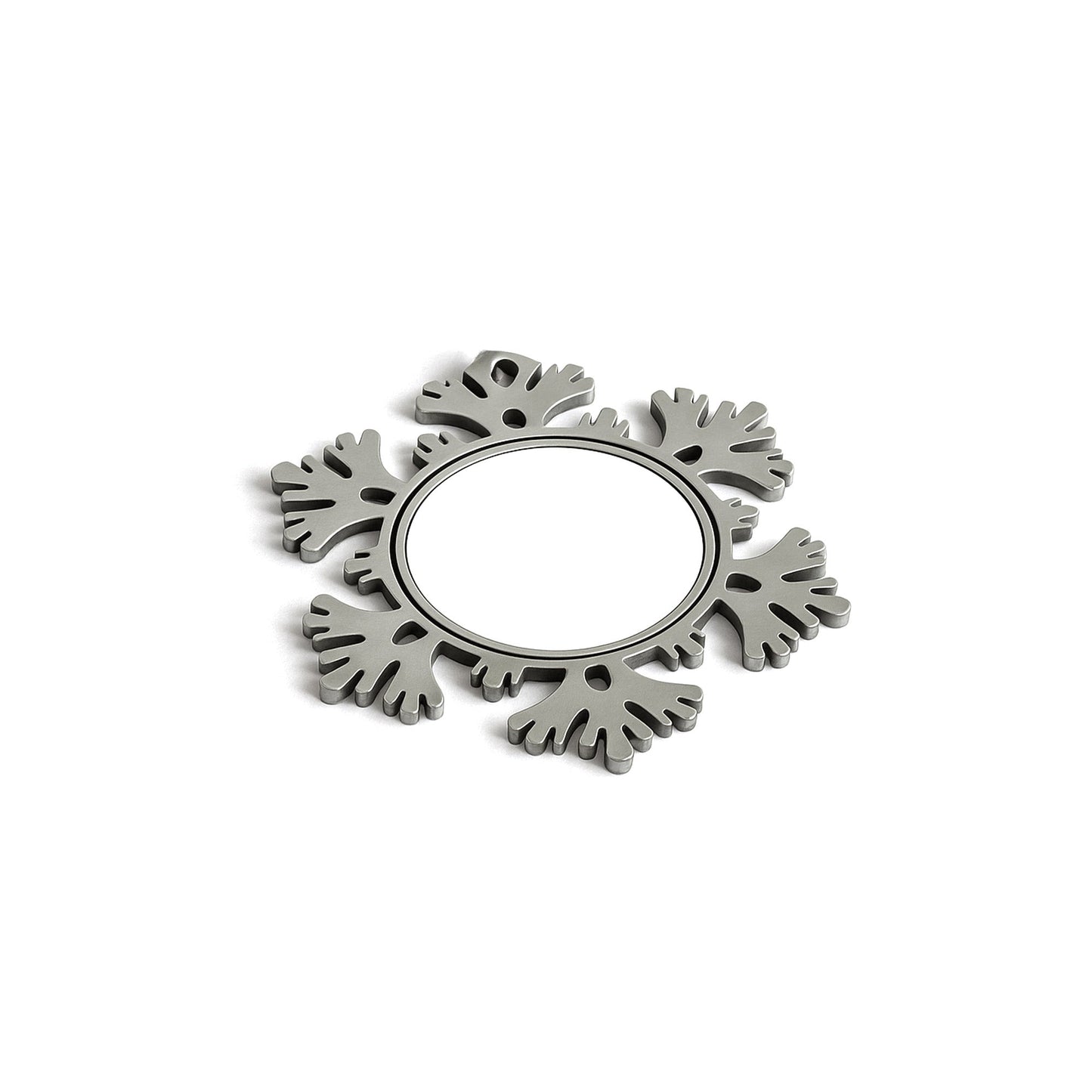 Ornament metalic de brad FULG2 - sublimabil