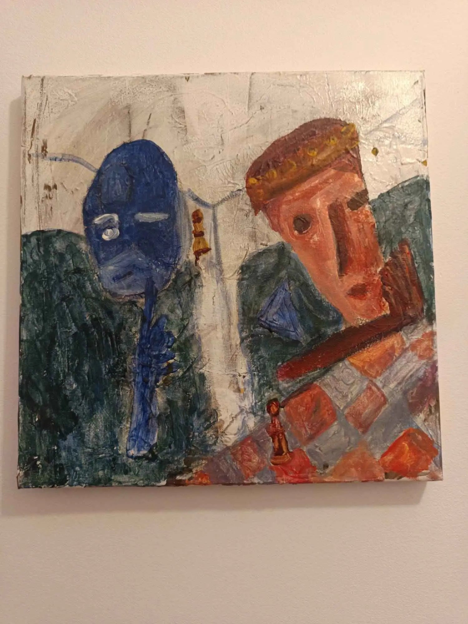 Tablou canvas pictat "Partida"