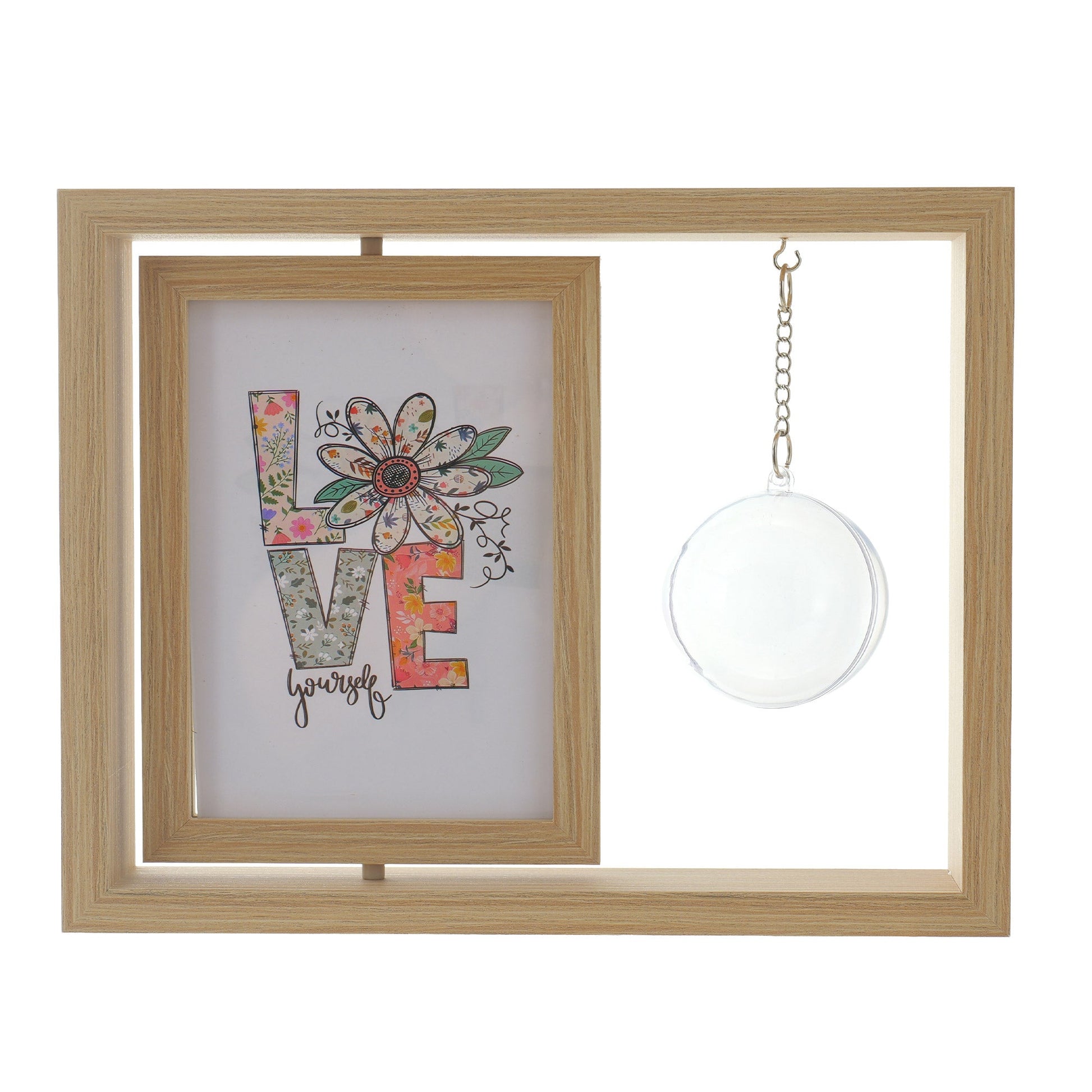 Ramă foto 10x15 cu glob foto suspendat