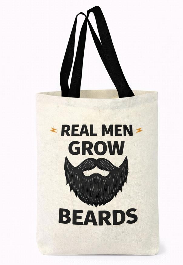 GeantÄƒ Tote Real Men Grow Beards