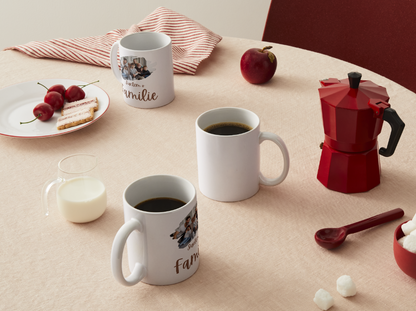 cana personalizata suntem o familie