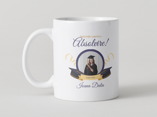 cana personalizata pentru absolvire