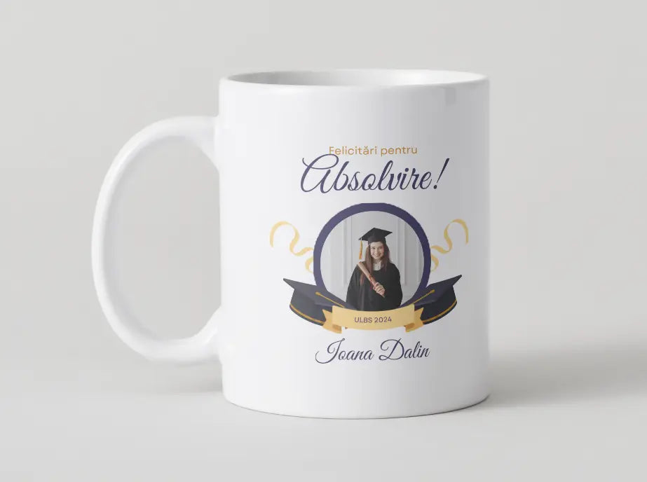 cana personalizata pentru absolvire