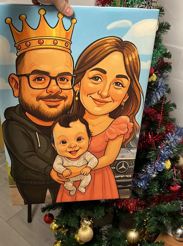 Tablou caricatură personalizată