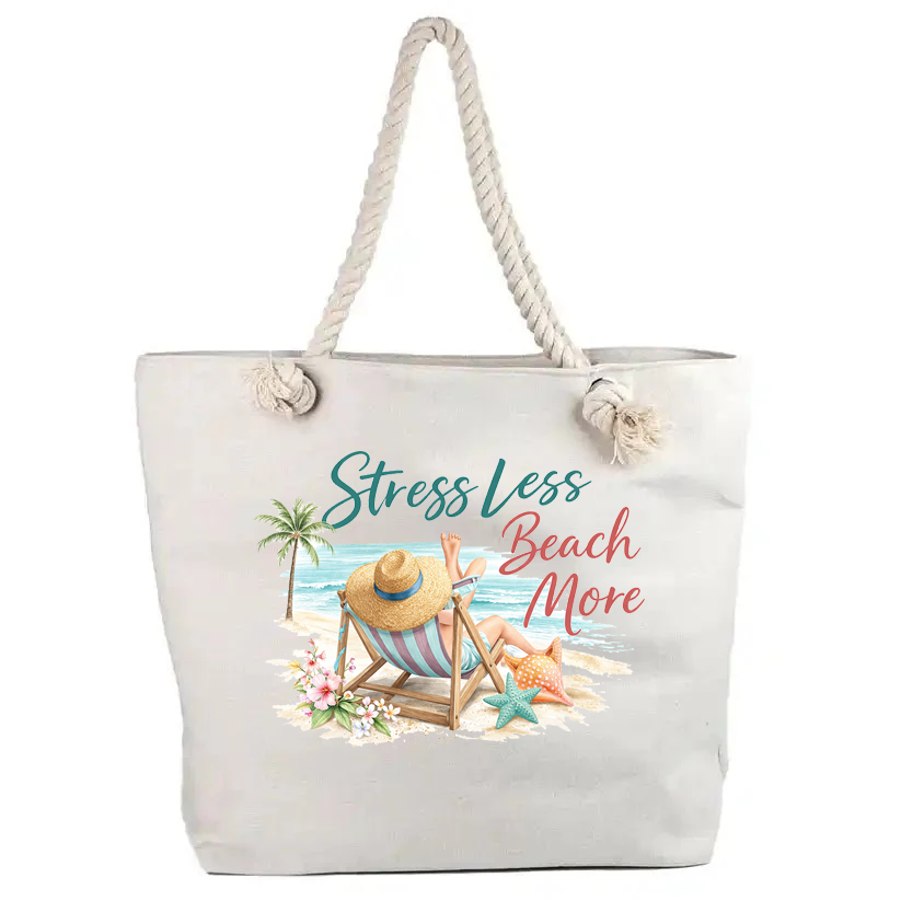 GeantÄƒ de plajÄƒ Stress Less Beach More