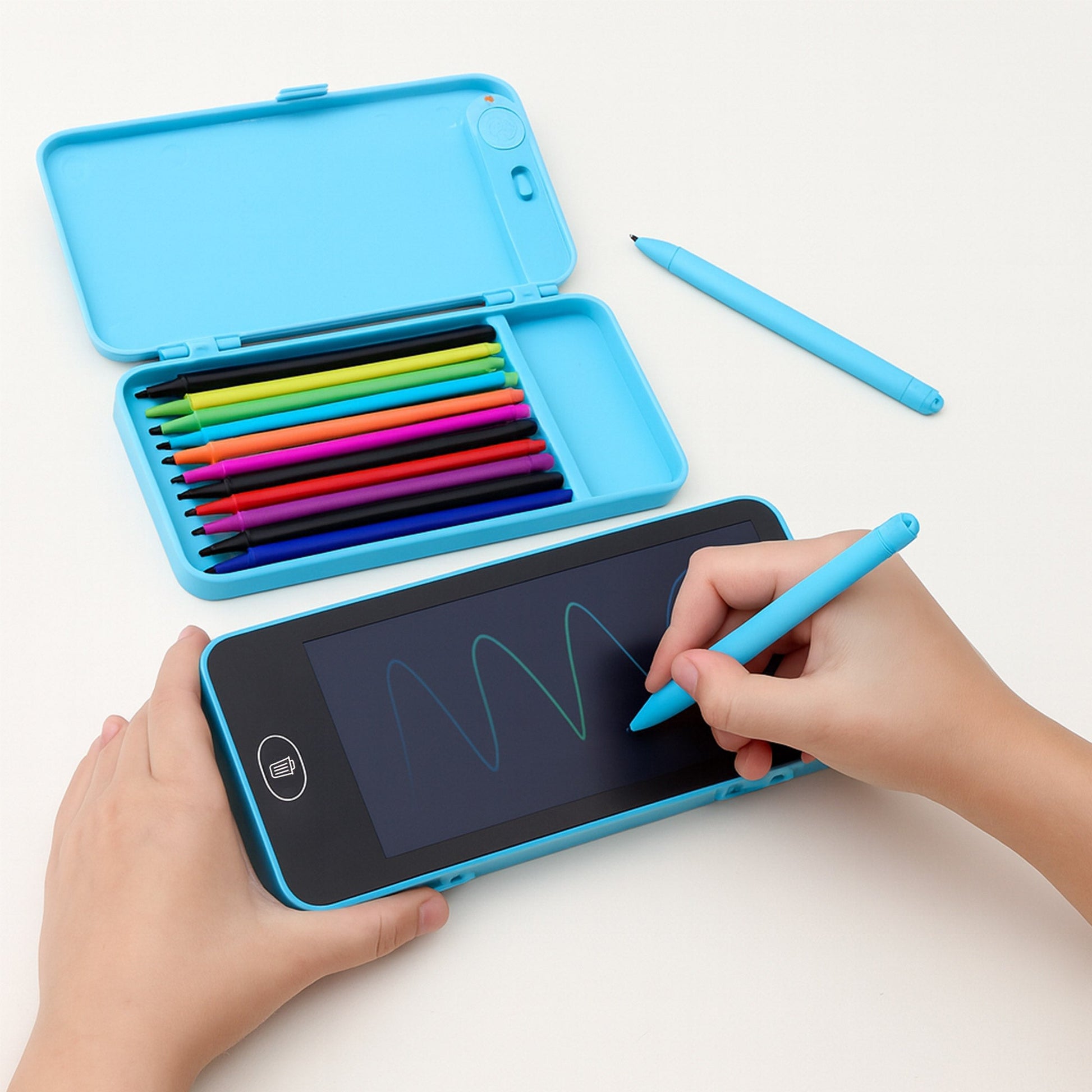 Penar cu tabletă de desenat LCD în formă de telefon