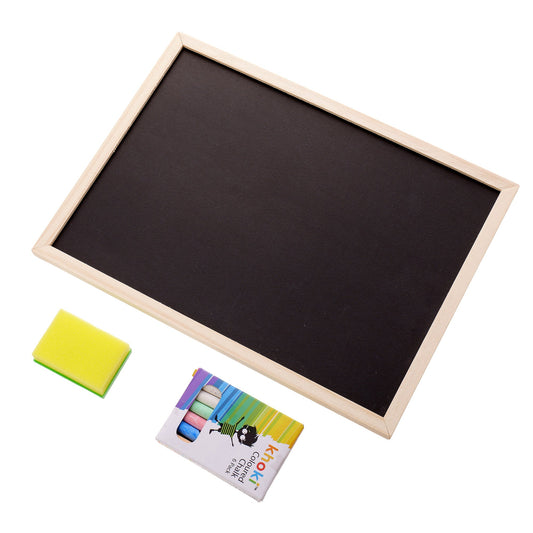 Tablă de desenat cu cretă colorată și burete