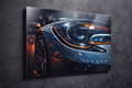 Tablou Auto Faruri Sport