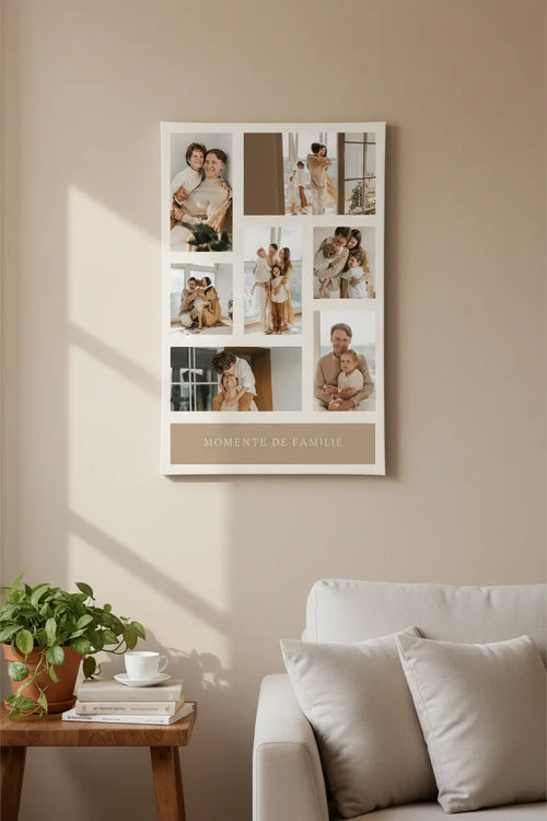 Tablou Familie Colaj 7 Fotografii Momente de Familie