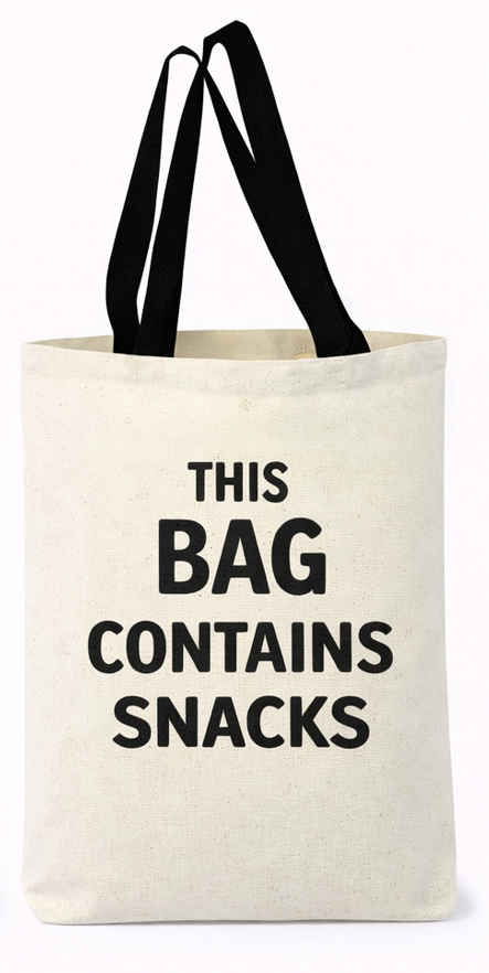 GeantÄƒ Tote This Bag Contains Snacks