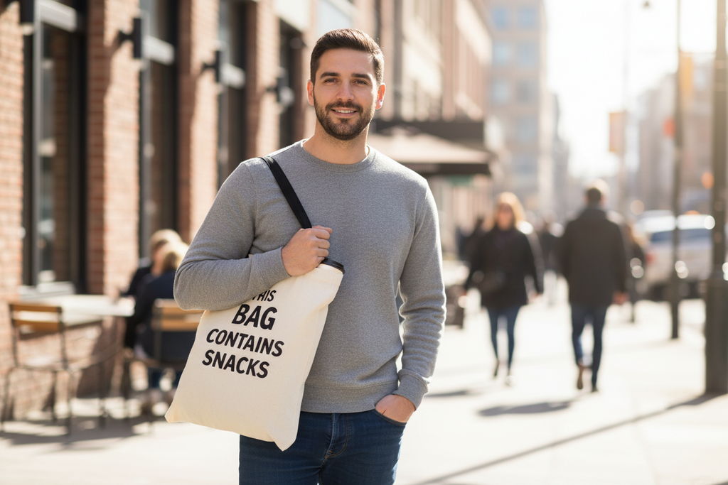 GeantÄƒ Tote This Bag Contains Snacks