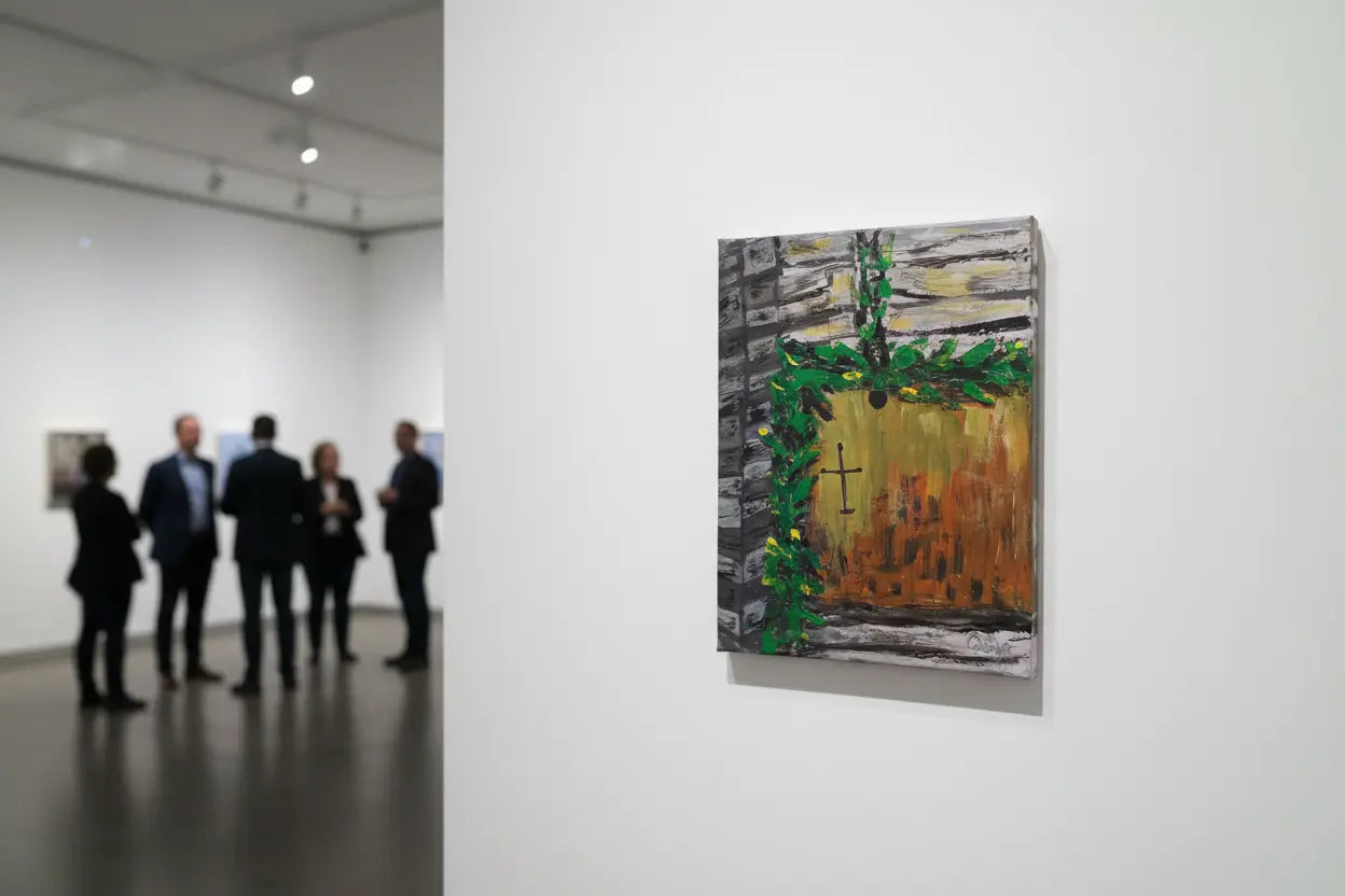 Tablou canvas pictat "Toaca"