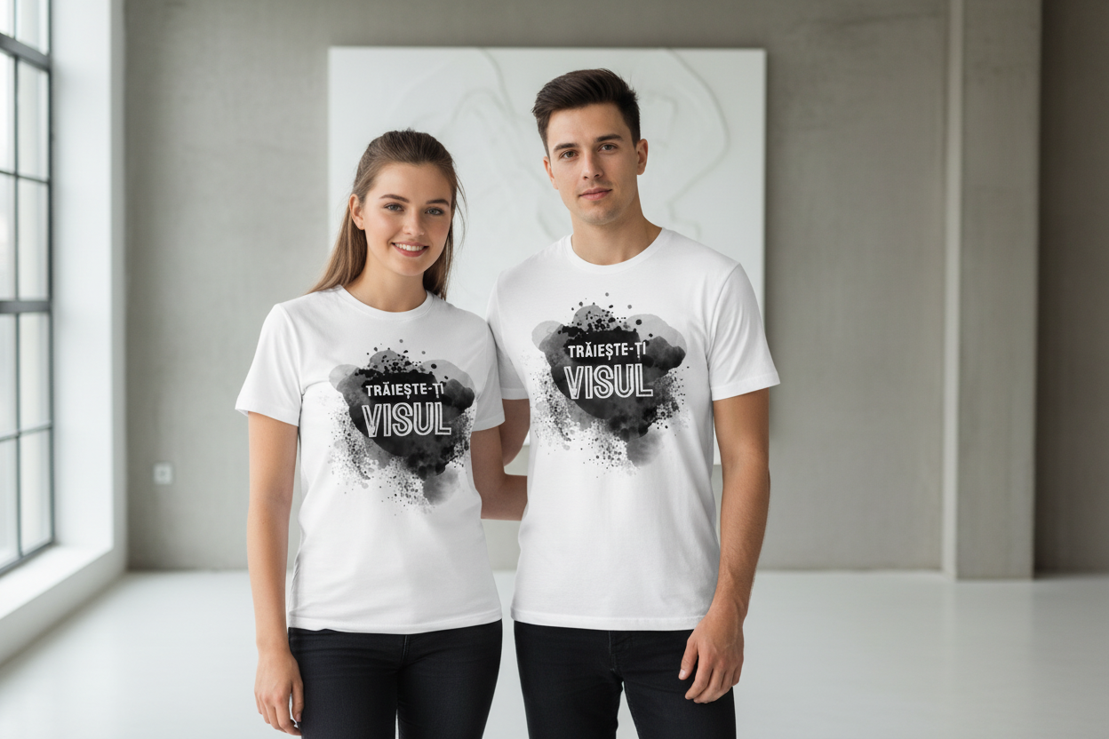 Tricou motivaÈ›ional TrÄƒieÈ™te-È›i Visul