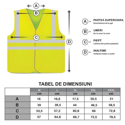 Vestă reflectorizantă verde