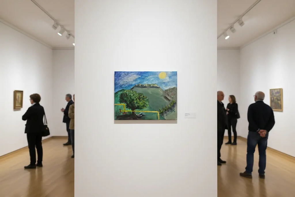 Tablou canvas pictat "Vine gazul"