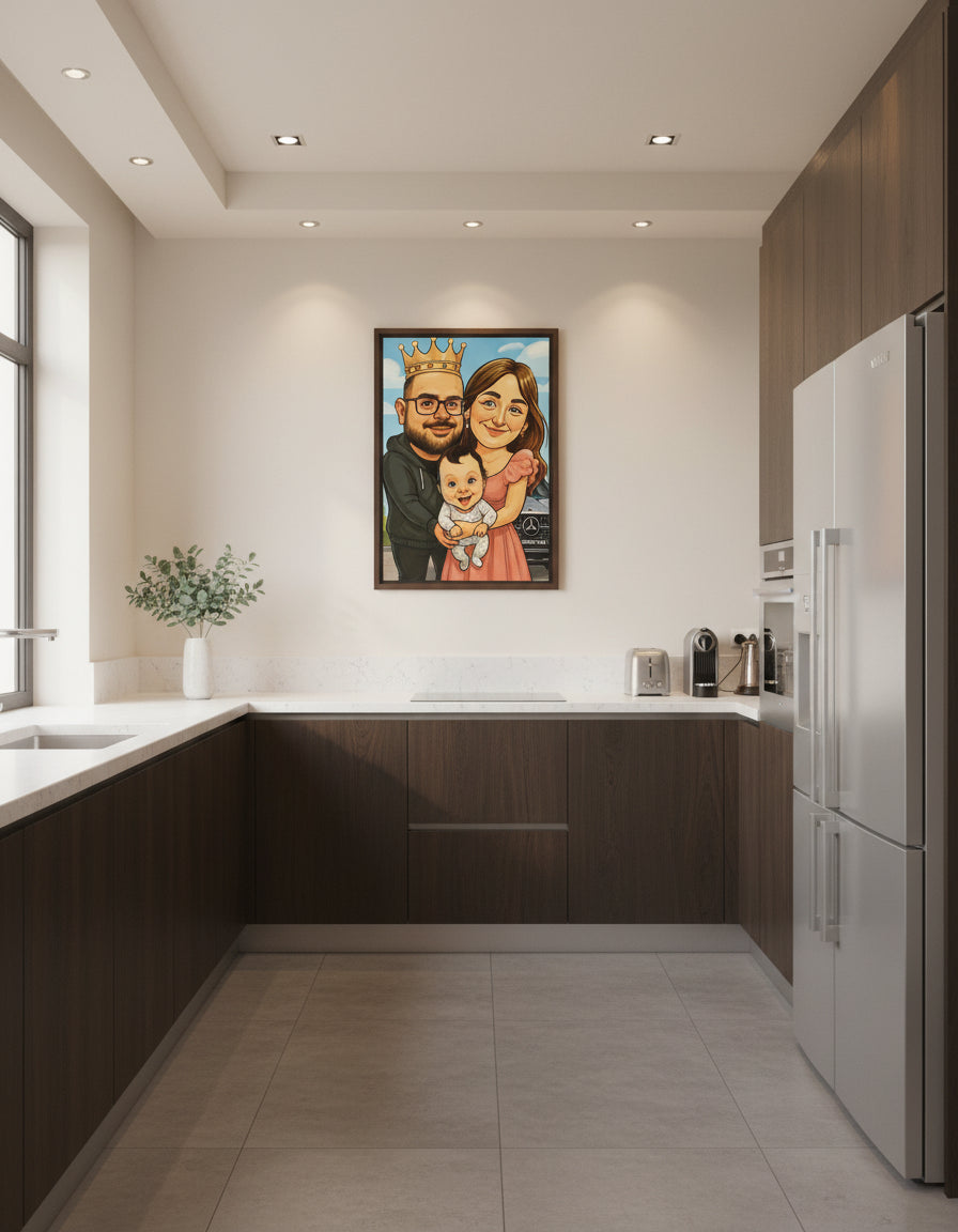 Tablou caricatură personalizată