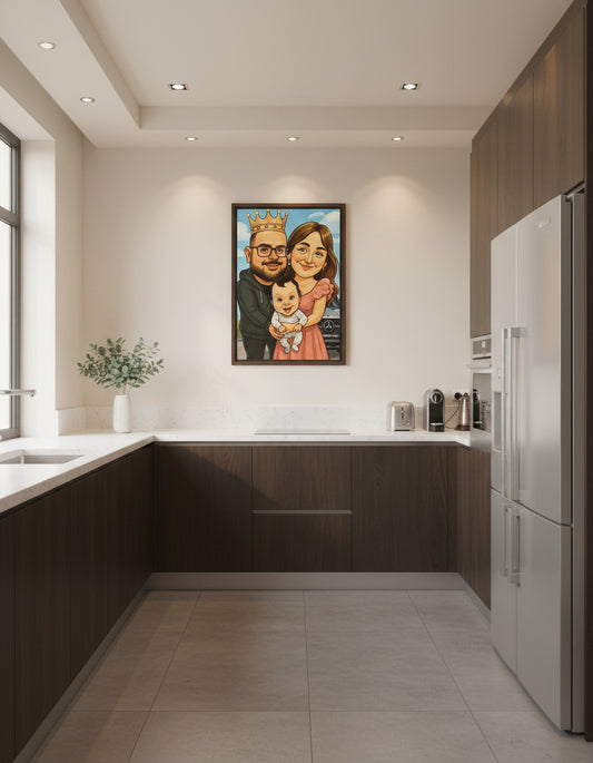 Tablou caricatură personalizată