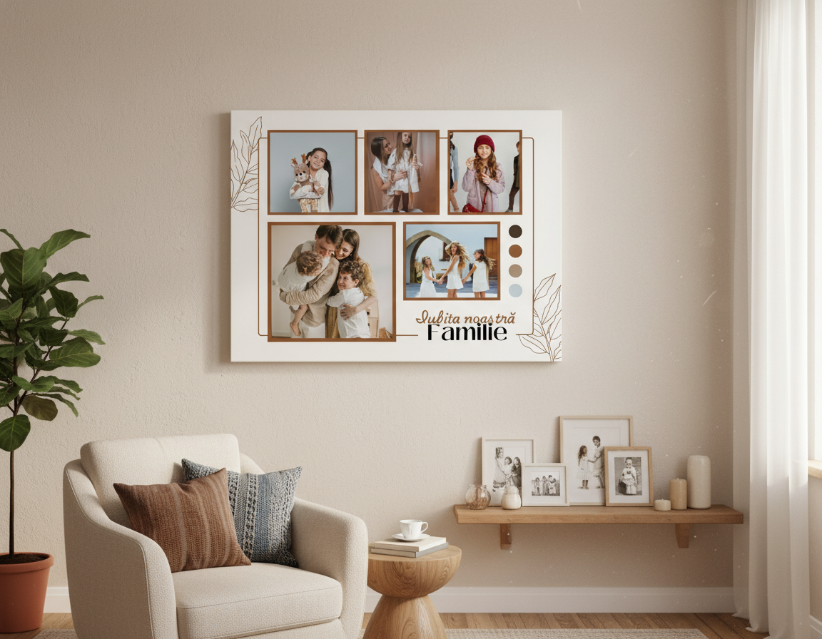 tablou familie colaj