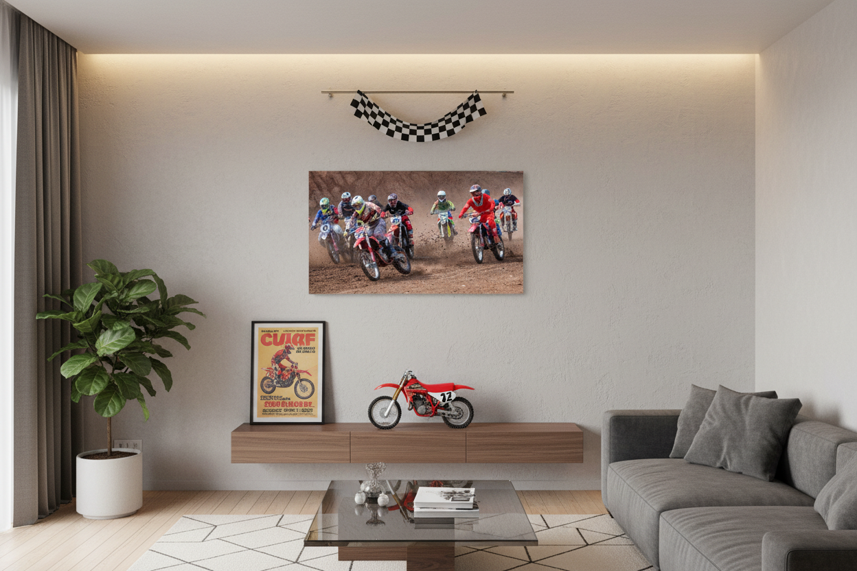 Tablou Canvas Motocross