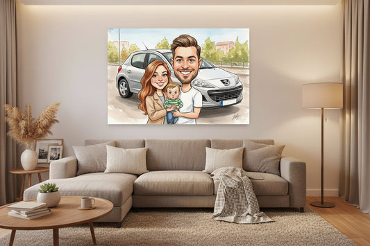 caricaturi personalizate