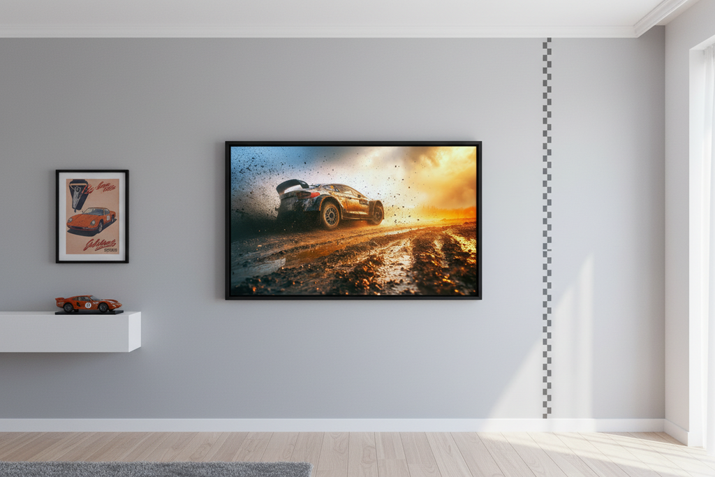 Tablou Canvas Rally la Apus