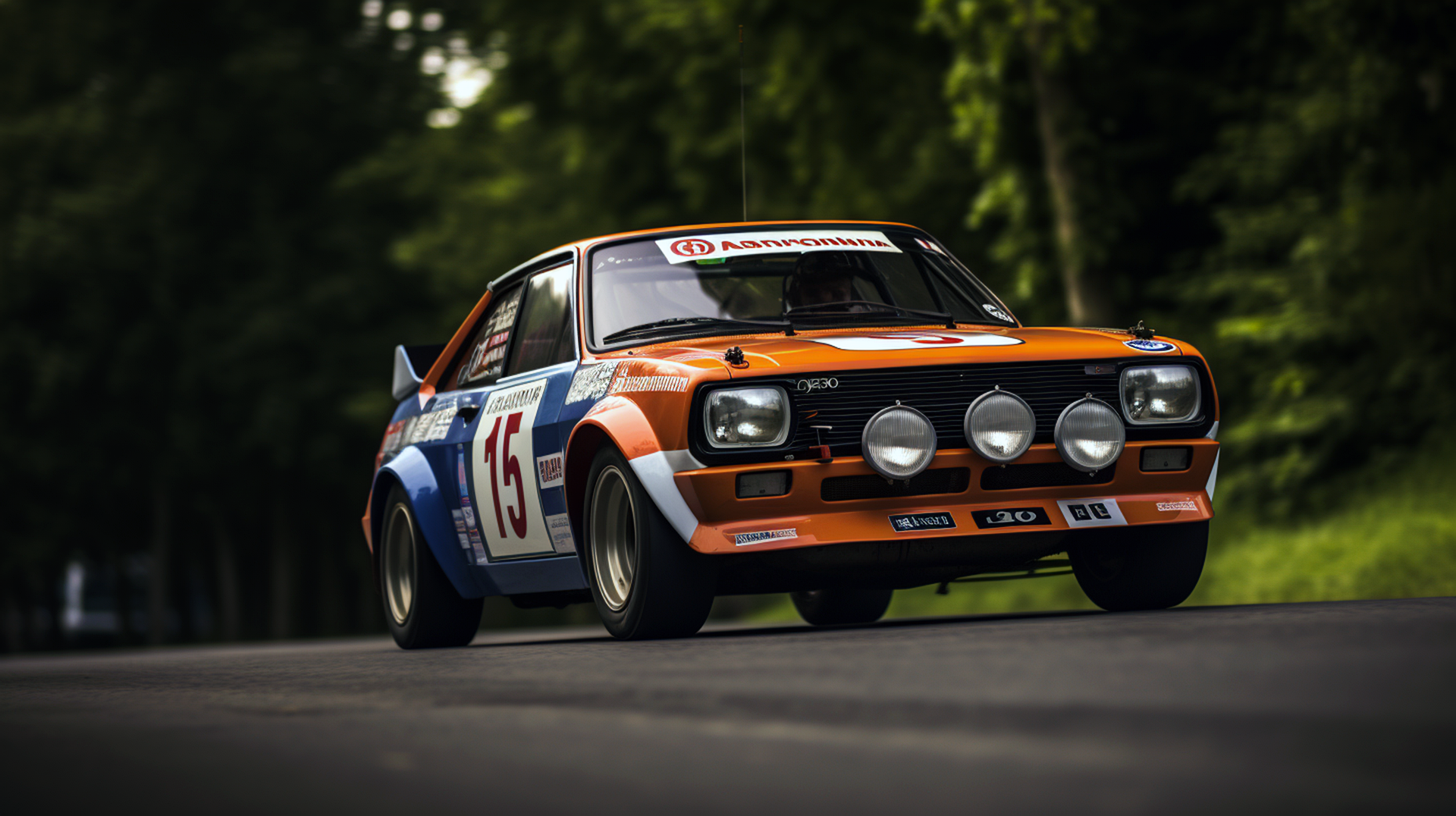 Tablou Canvas Mașină Rally Clasică