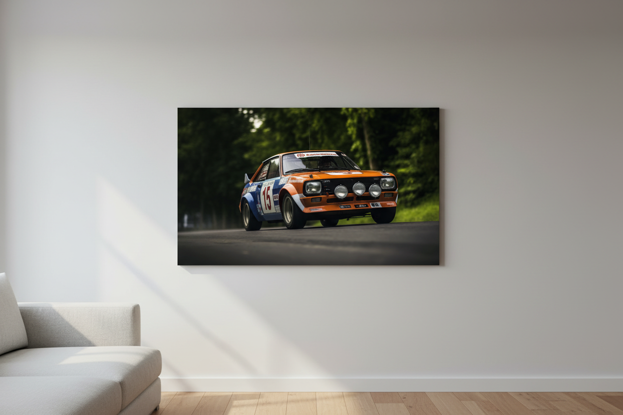 Tablou Canvas Mașină Rally Clasică