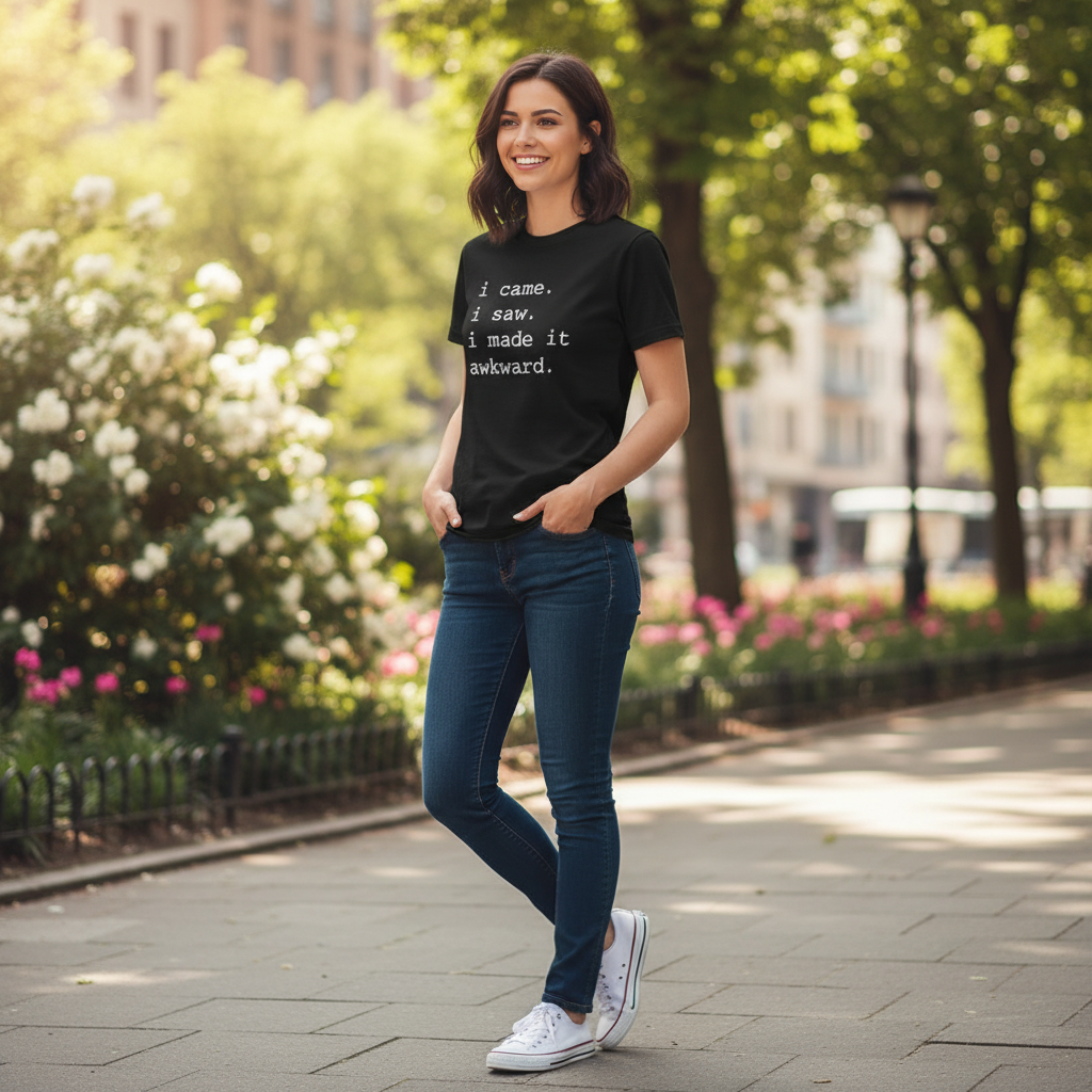 Tricou amuzant I Came I Saw