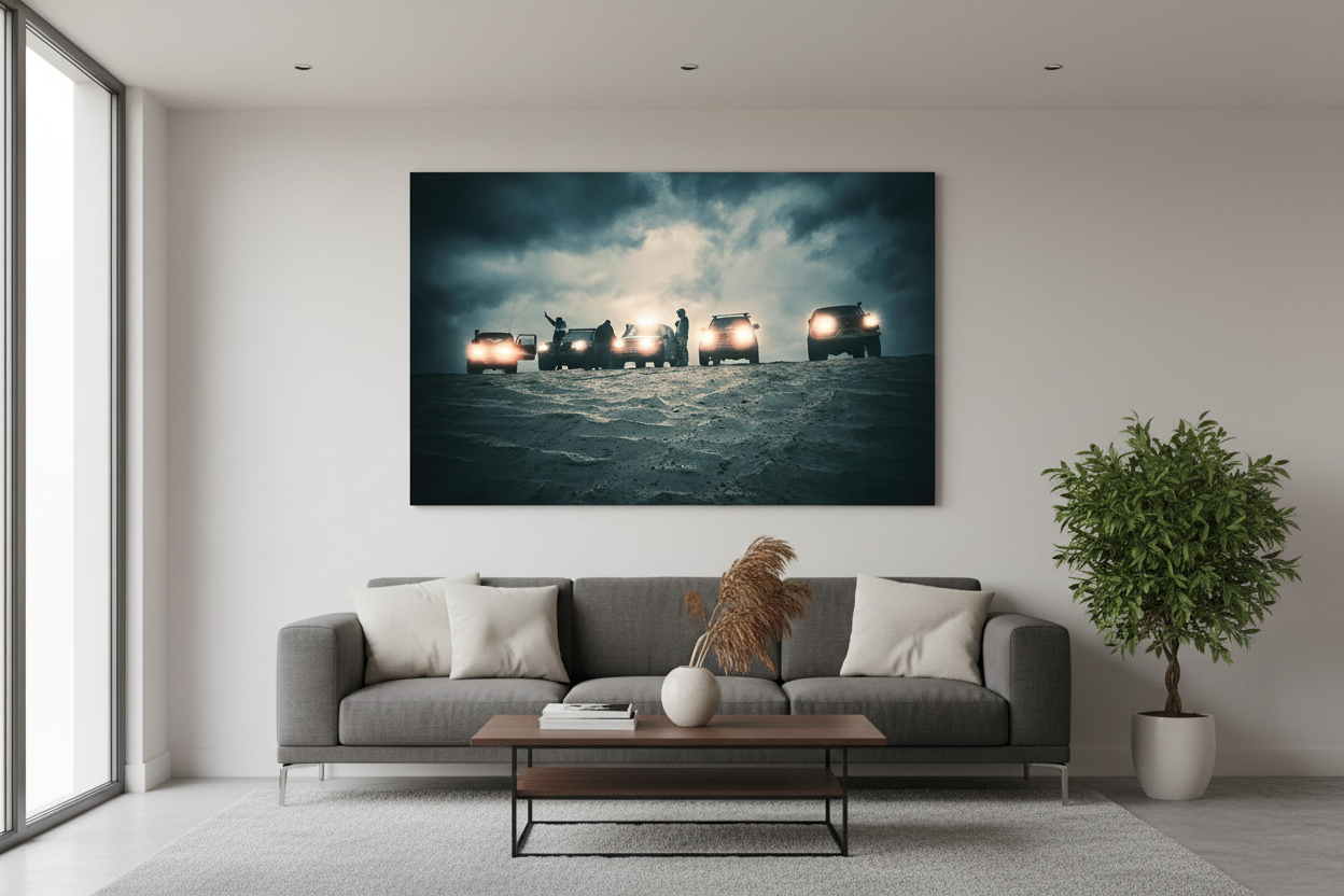 Tablou Canvas Off-road Apus