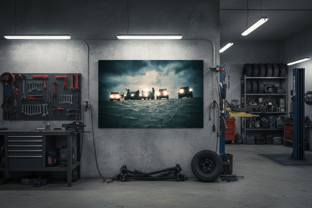 Tablou Canvas Off-road Apus