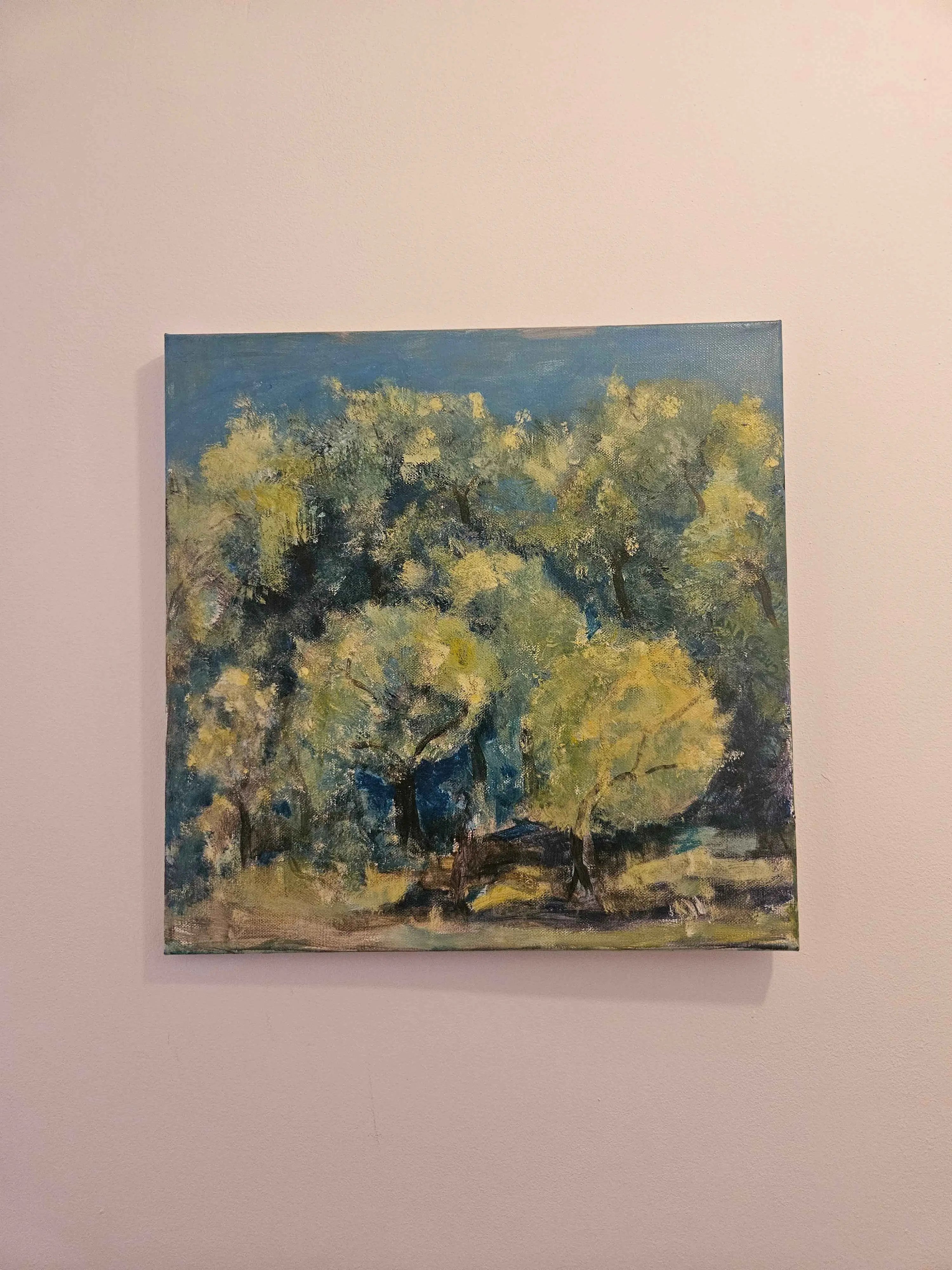 Tablou canvas pictat â€žLivadaâ€