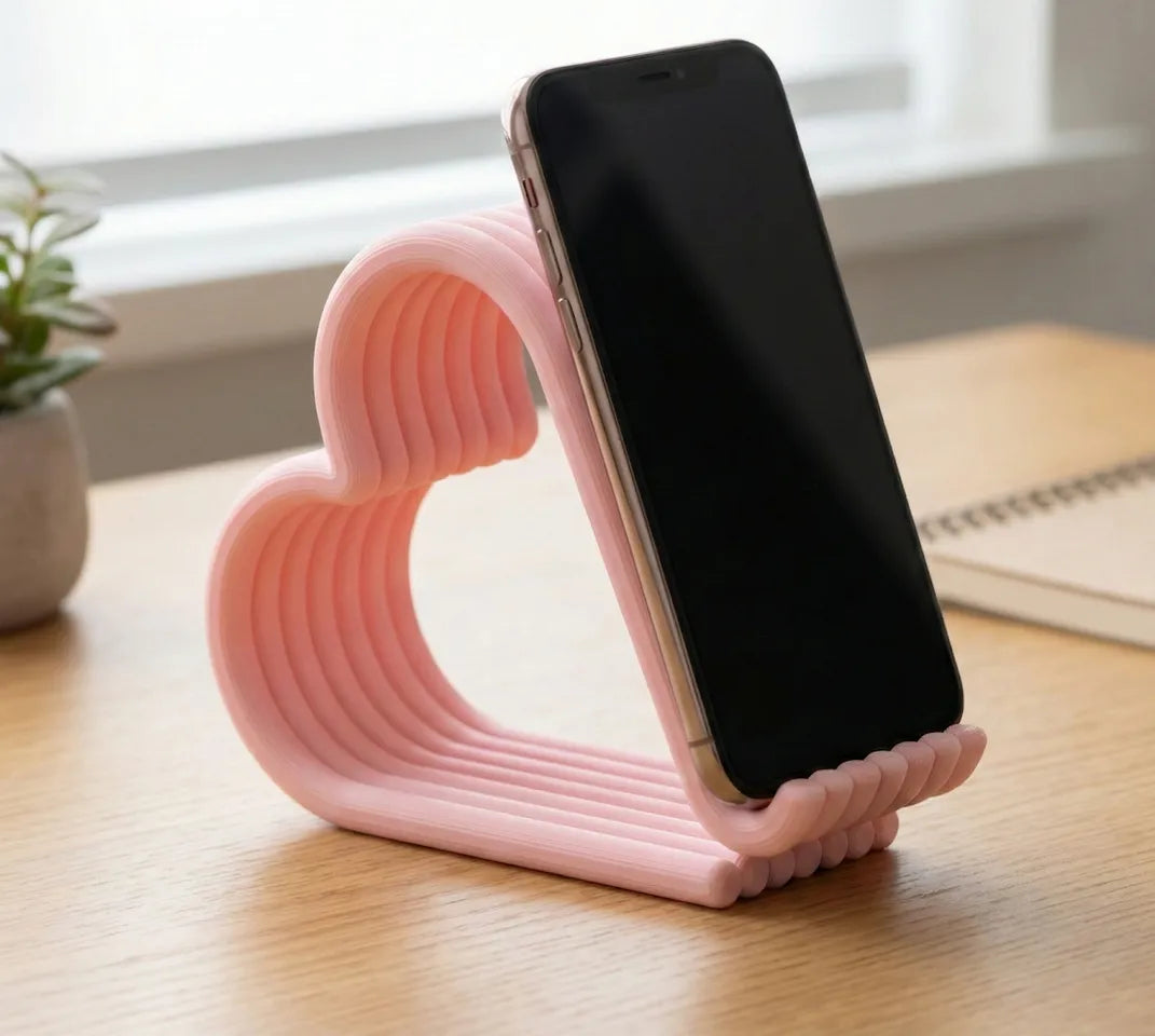 Suport de telefon - formă de inimă