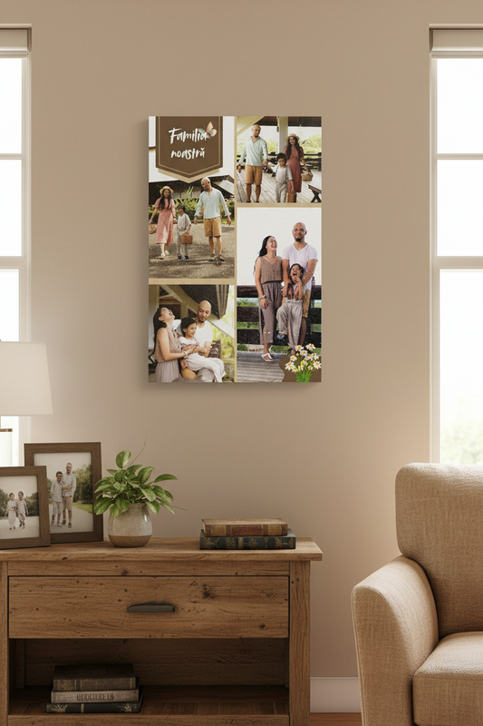 tablou familie colaj