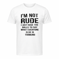 tricou im not rude
