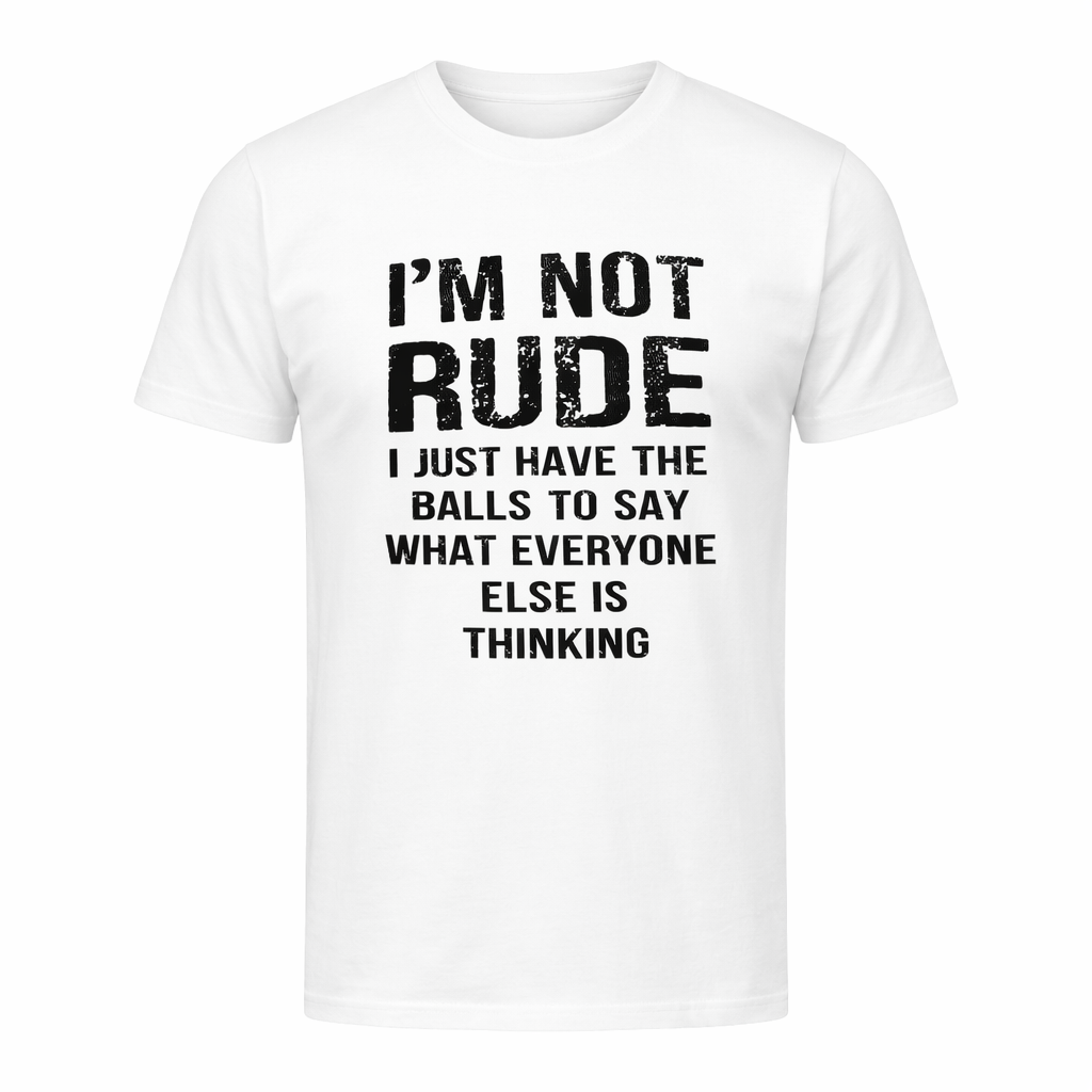 tricou im not rude
